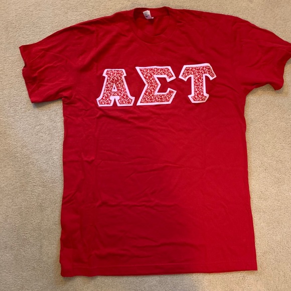 Tops - Alpha sigma tau sorority T shirt